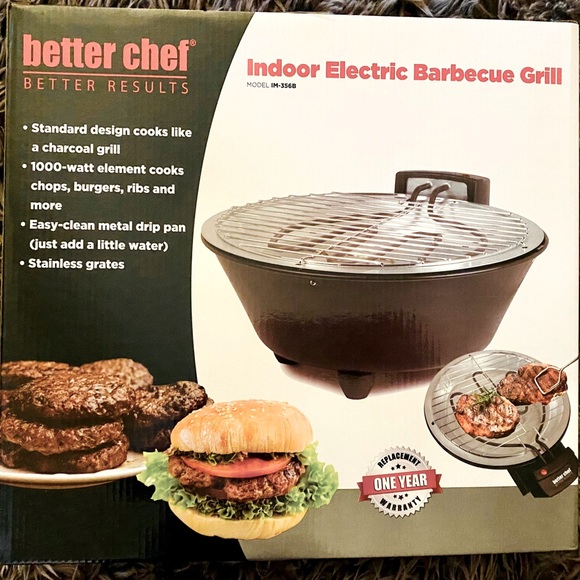 Better Chef Kitchen New Better Chef Indoor Electric Bbq Grill